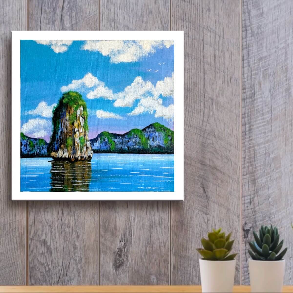 Cuadro "Paisaje con roca" - Imagen 4
